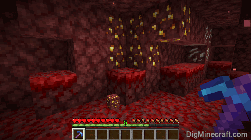 nether gold ore dropped
