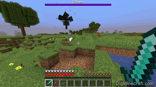 wither attacks mobs