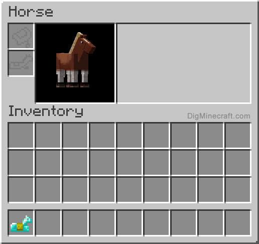 equip armor on horse