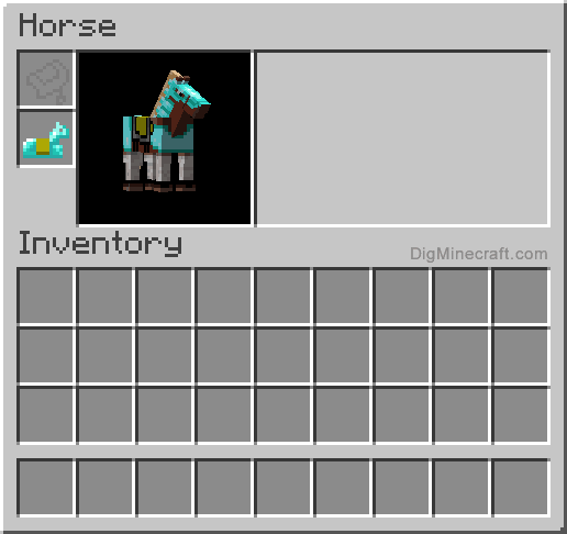armor equipped on horse