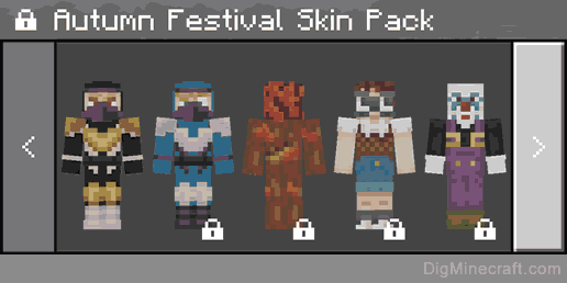 autumn festival skin pack