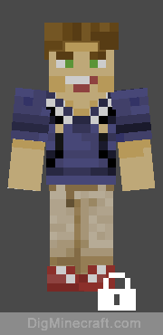 chad dempsey in back to school skin pack