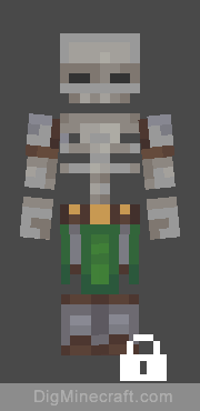 undead fighter in dungeoneers skin pack