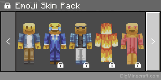 Emoji Skin Pack in Minecraft