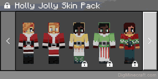 holly jolly skin pack