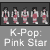 k-pop: pink star skin pack