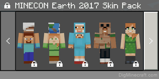 PC / Computer - Minecraft: Windows 10 Edition - MINECON Earth Skin Pack -  The Textures Resource