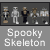 spooky skeleton skin pack