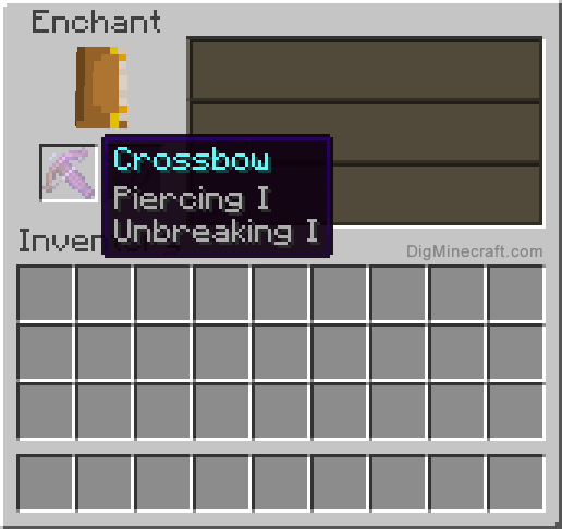Completed enchanted crossbow