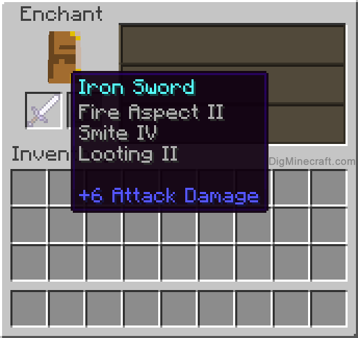 How To Make An Enchanted Iron Sword In Minecraft