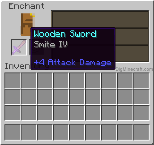 What sword enchant? I did an oops on Aspect